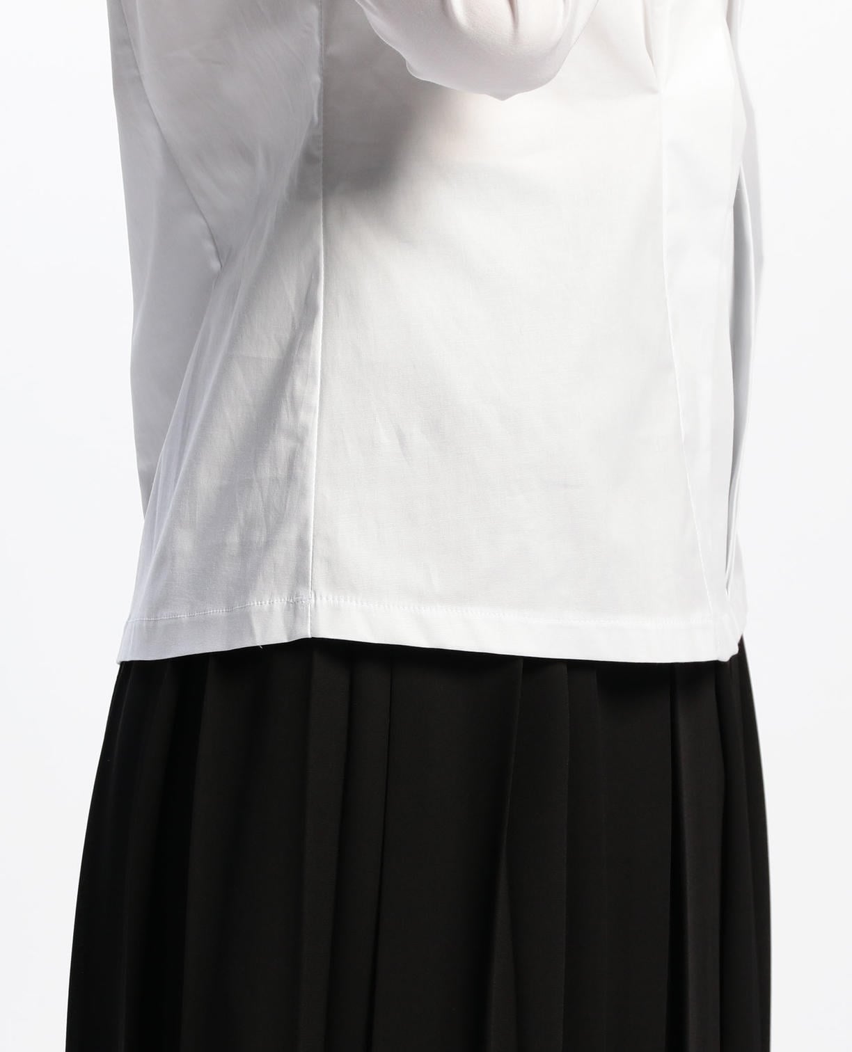 サンマルコ刺繍長袖シャツ(1(M)9号 ホワイト): ナラカミーチェ｜ナラ 